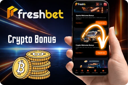 Freshbet crypto bonus