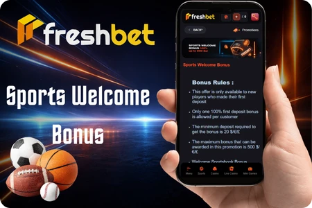 Freshbet sports welcome bonus