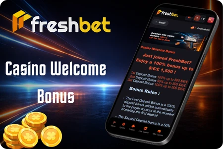 Freshbet casino welcome bonus